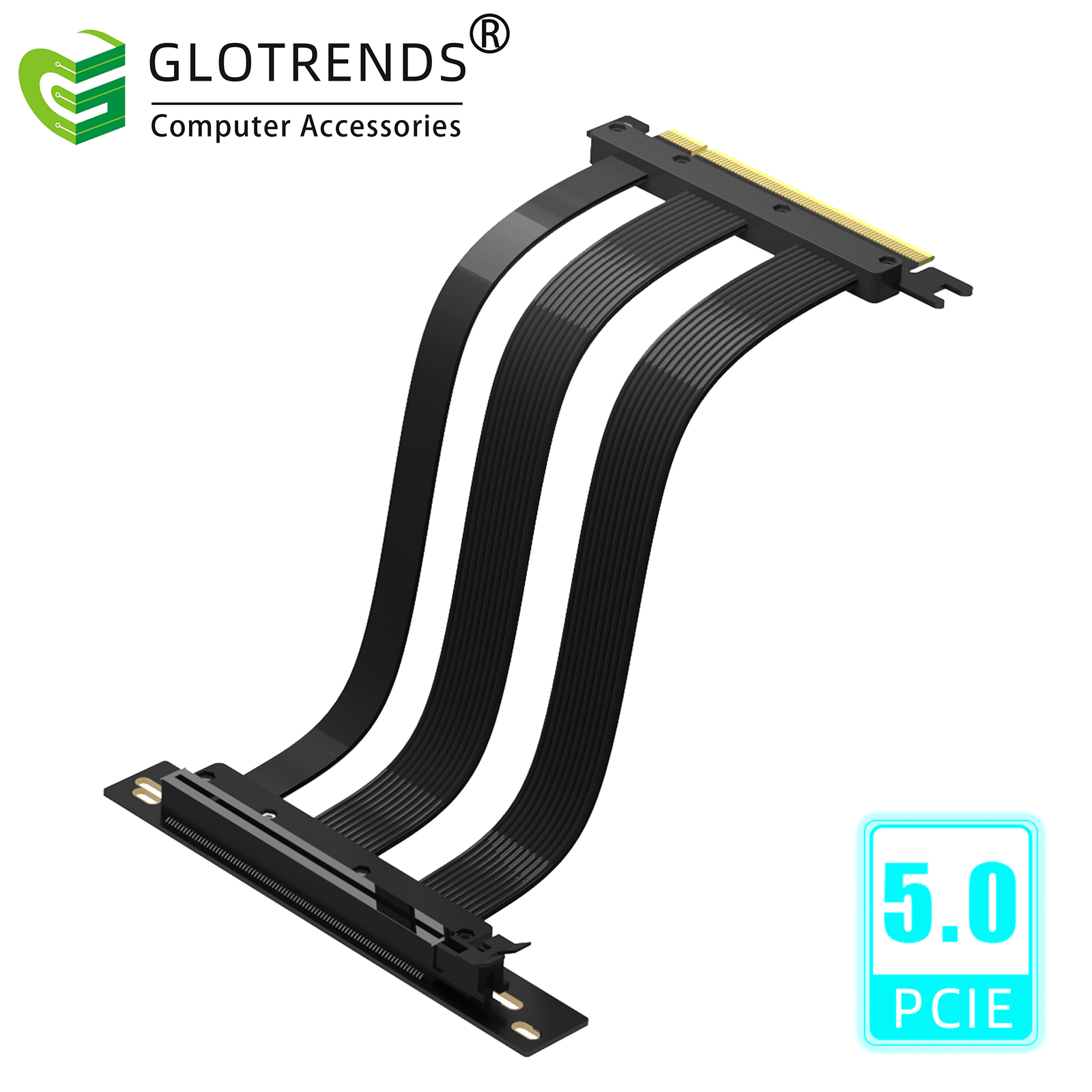 Pcie 4.0 X16 Riser Cable 90 Degree - PCIE 5.0 Yükseltici Kablo, PCIe 5.0/4.0
