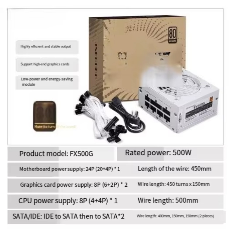 Sfx Power Supply 850W Gold - Stokta 750W/850W SFX Güç Kaynağı 80