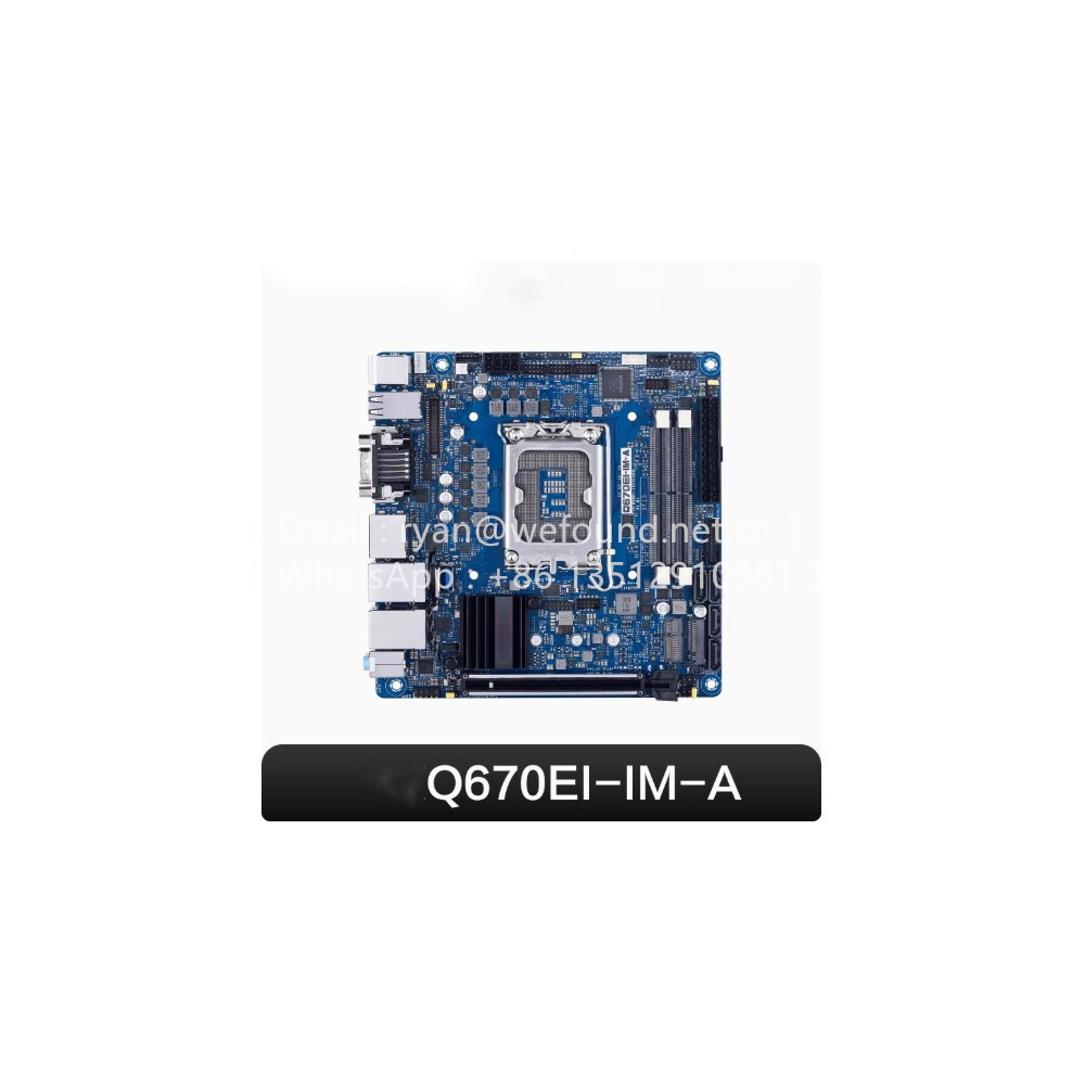Lga 1700 Ddr5 Itx Motherboard - 12th/13th/14th Nesil İşlemciler için Q670EI-IM-A mini-ITX