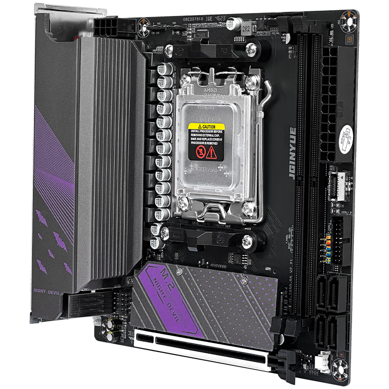 B650 Itx Motherboard Wifi - JGINYUE AM5 Anakart, AMD Ryzen 7000