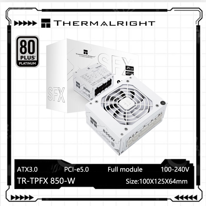 Sfx Power Supply 850W Gold - Thermalright TR-TPFX850 beyaz SFX tam modül
