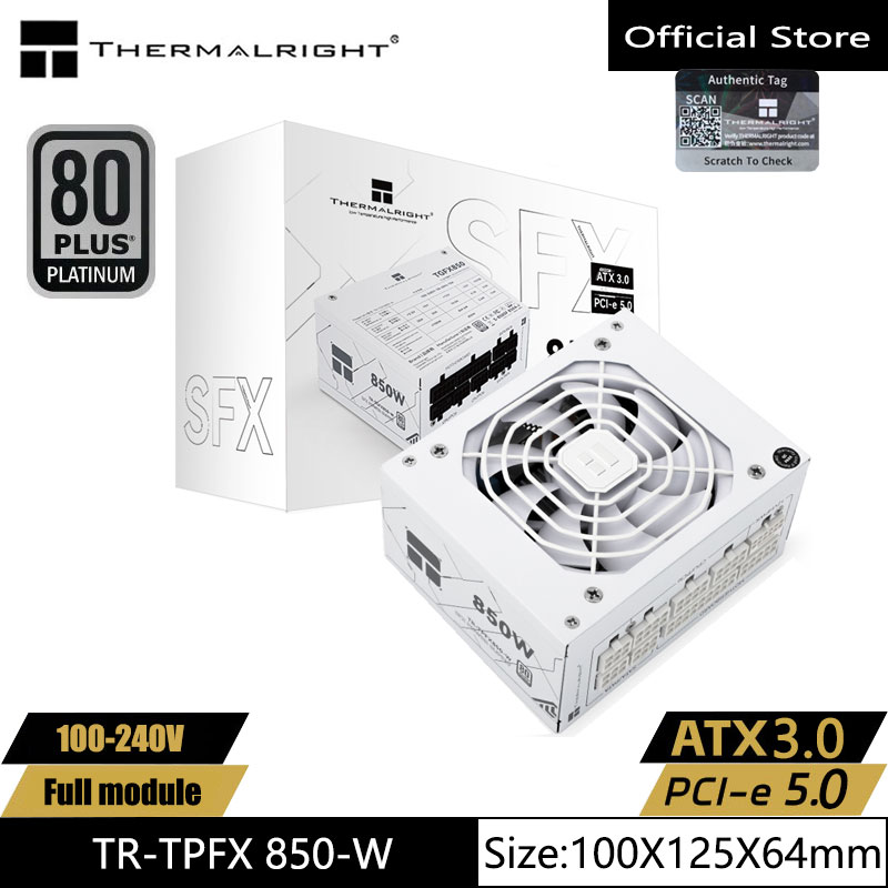 Sfx Power Supply 850W Gold - Thermalright TR-TPFX850-W Beyaz Şasi güç kaynağı,