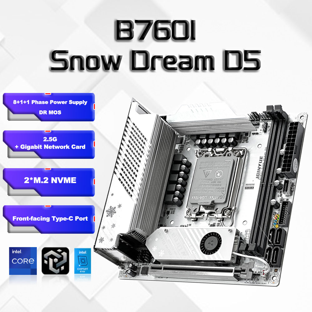 Lga 1700 Ddr5 Itx Motherboard - B760i ARGB WIFI DDR5 Anakart mini