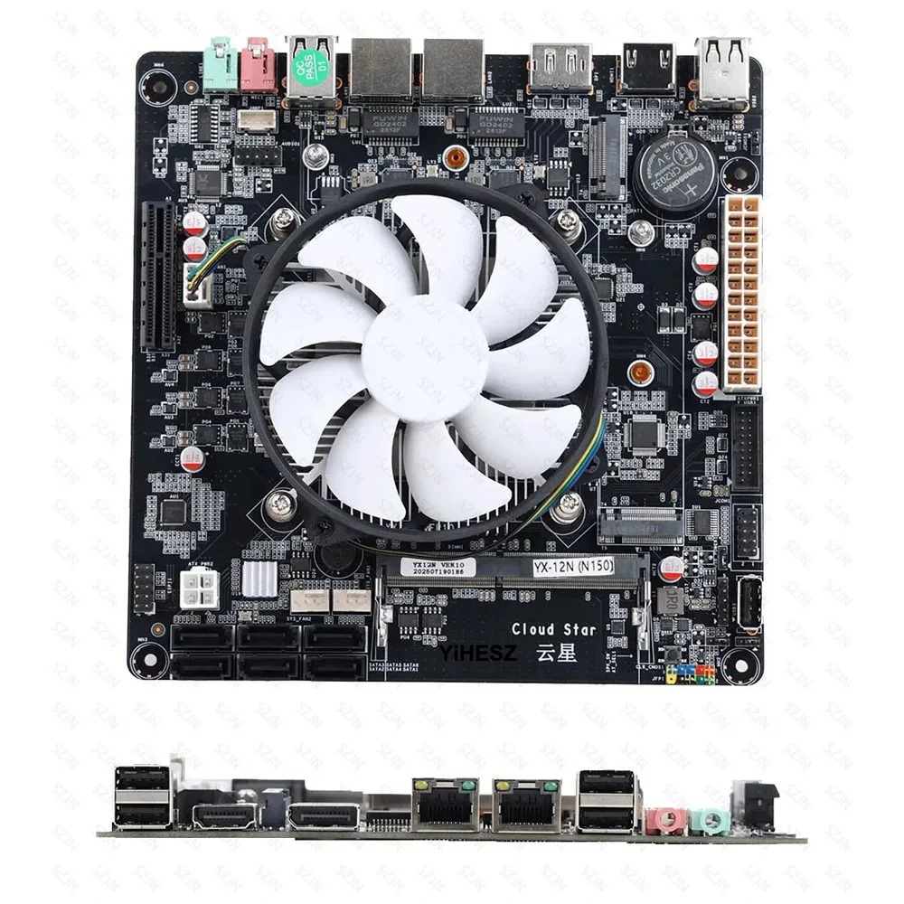 6 Bölmeli N100/N150 NAS Anakar - Nas Motherboard N100 6 Sata incelemesi ve fiyatı