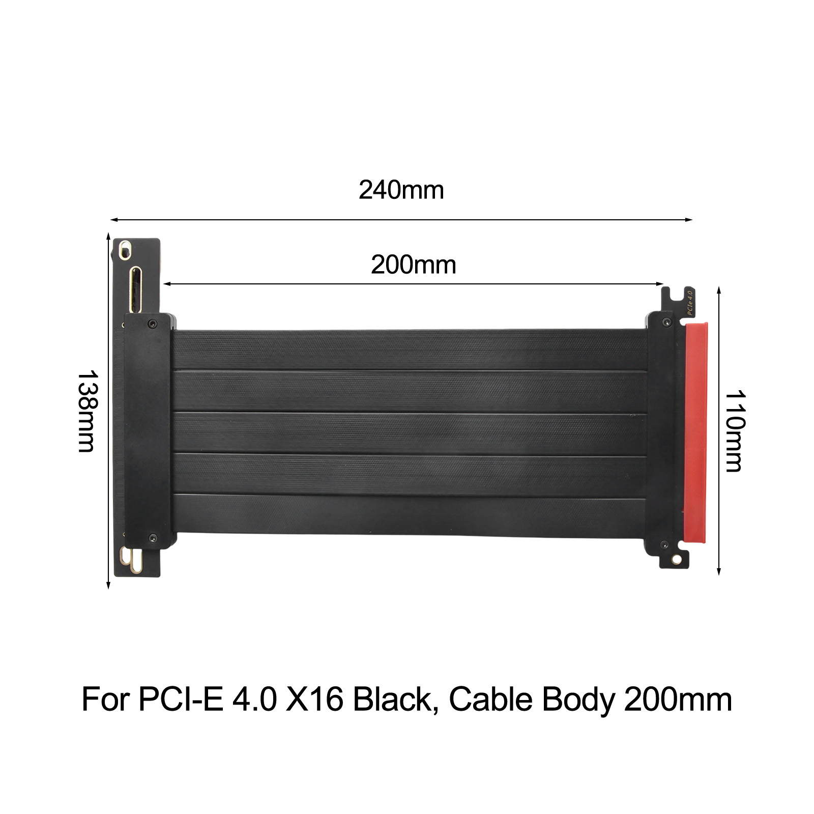 PCIe 4.0 X16 Riser Kablosu 20c - Pcie 4.0 X16 Riser Cable 90 Degree incelemesi ve fiyatı