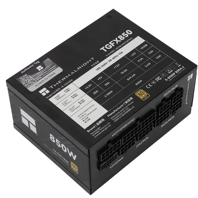Thermalright TR-TGFX850 SFX Al - Sfx Power Supply 850W Gold incelemesi ve fiyatı