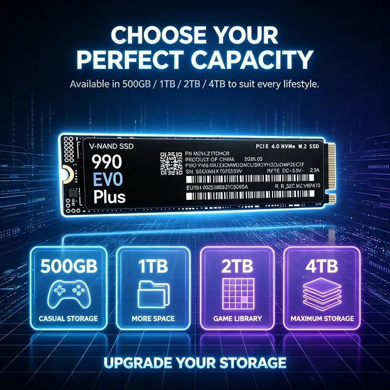 Yüksek Hızlı 990 EVO Plus M.2  - M.2 Nvme 4Tb Pcie 4.0 Ssd incelemesi ve fiyatı