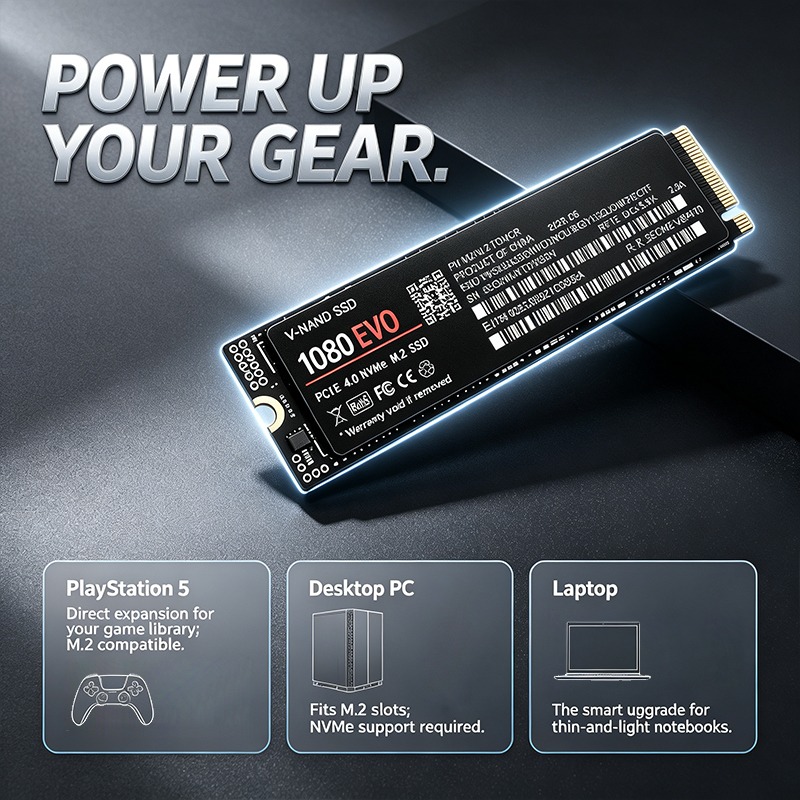 2026 YENİ 1080 EVO M.2 NVMe PC - M.2 Nvme 4Tb Pcie 4.0 Ssd incelemesi ve fiyatı