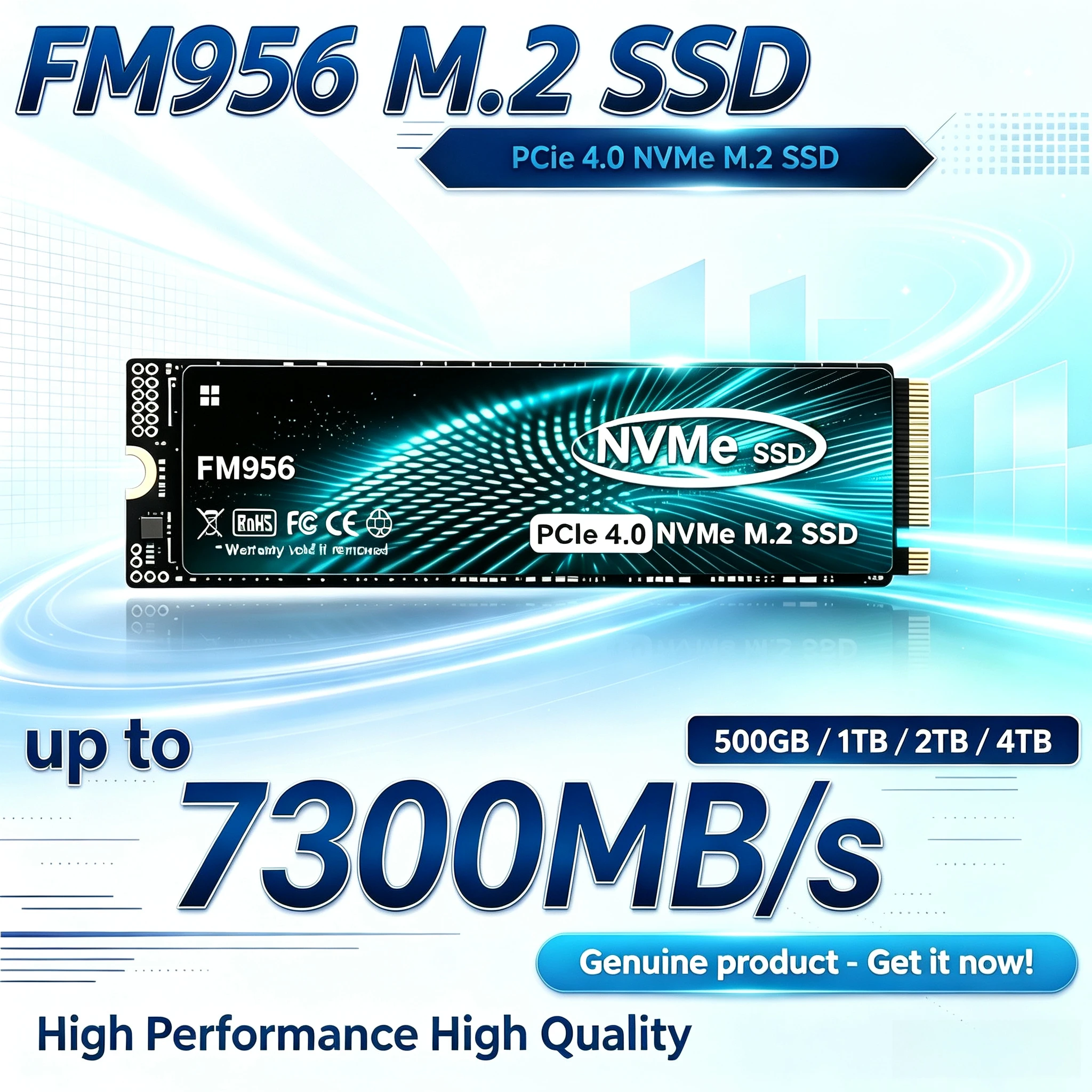 Orijinal FM956 M.2 2280 NVMe S - M.2 Nvme 4Tb Pcie 4.0 Ssd incelemesi ve fiyatı