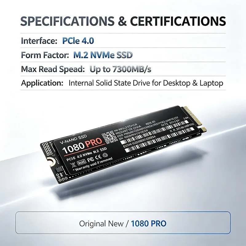 Orijinal 1080PRO SSD M.2 NVMe  - M.2 Nvme 4Tb Pcie 4.0 Ssd incelemesi ve fiyatı