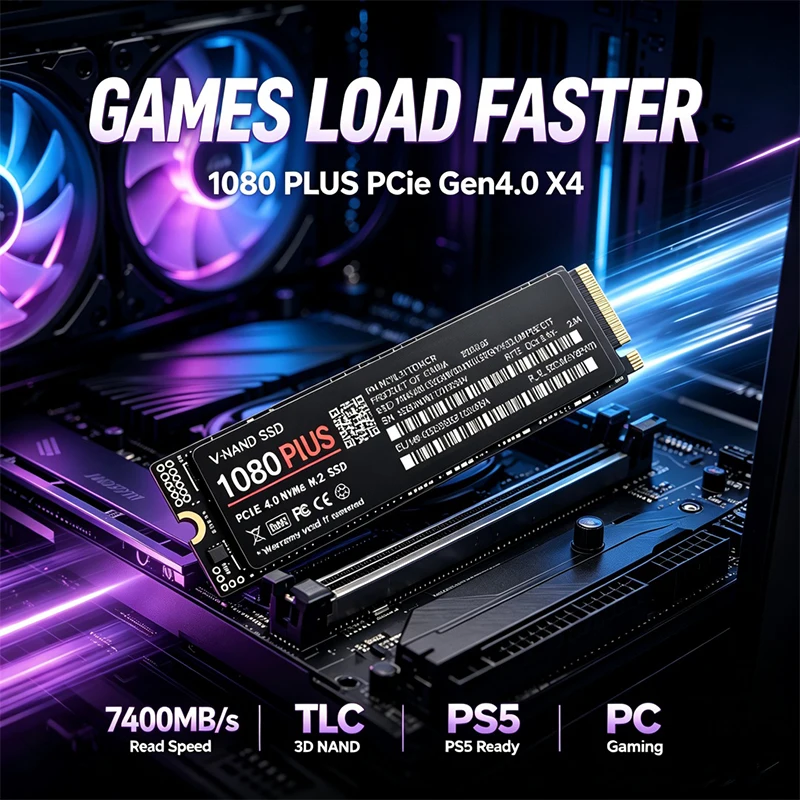 Oyun M.2 NVMe SSD 1080 PLUS PC - M.2 Nvme 4Tb Pcie 4.0 Ssd incelemesi ve fiyatı
