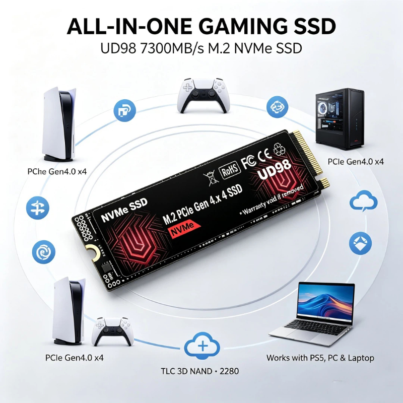 2026 Yeni Orijinal UD98 M.2 NV - M.2 Nvme 4Tb Pcie 4.0 Ssd incelemesi ve fiyatı
