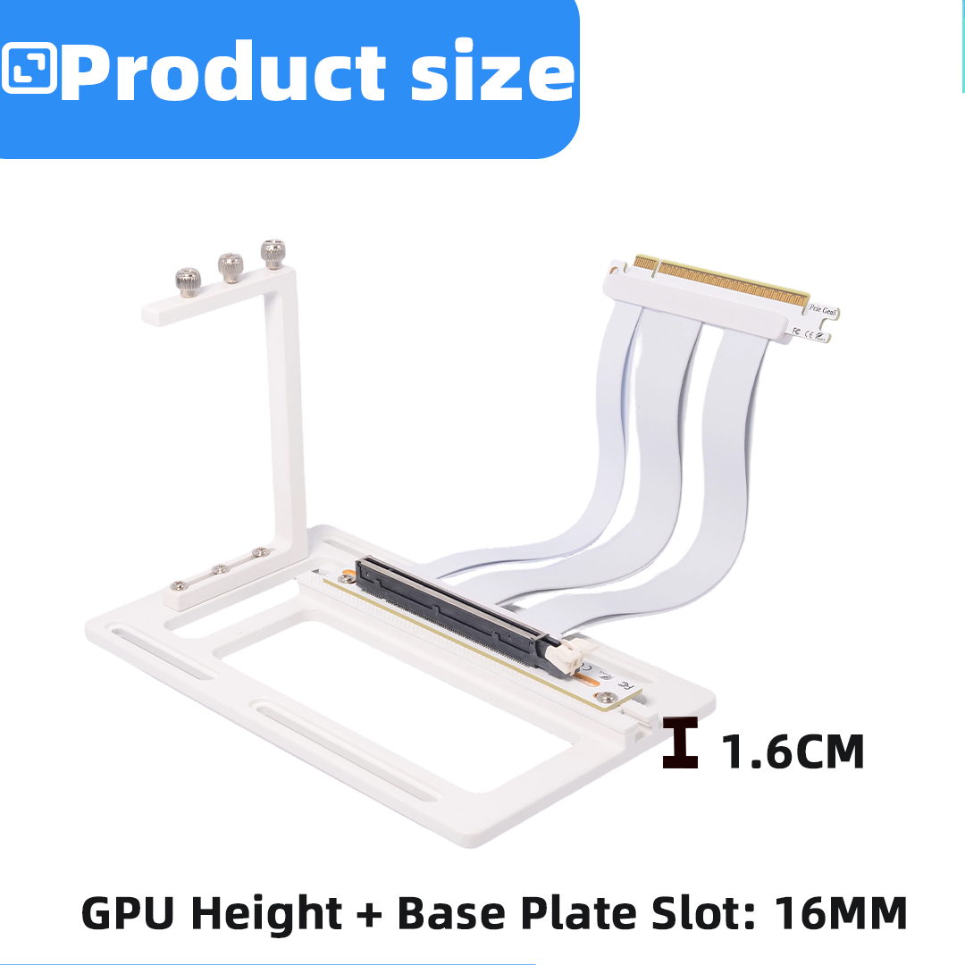 PCIe 5.0 /4.0 /3.0 X16 90 Dere - Pcie 4.0 X16 Riser Cable 90 Degree incelemesi ve fiyatı