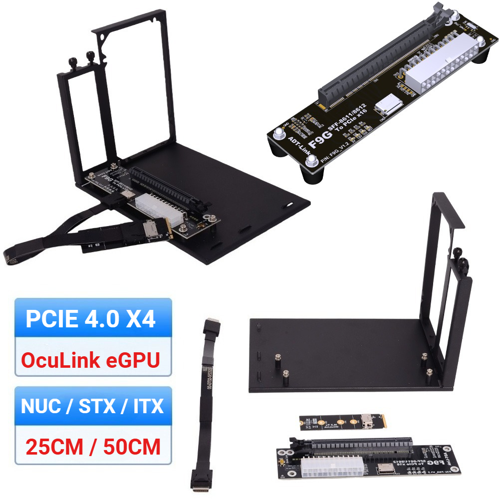 F9G-BK7 EGPU Oculink GPU Dock  - External Gpu Dock Pcie 4.0 Oculink incelemesi ve fiyatı