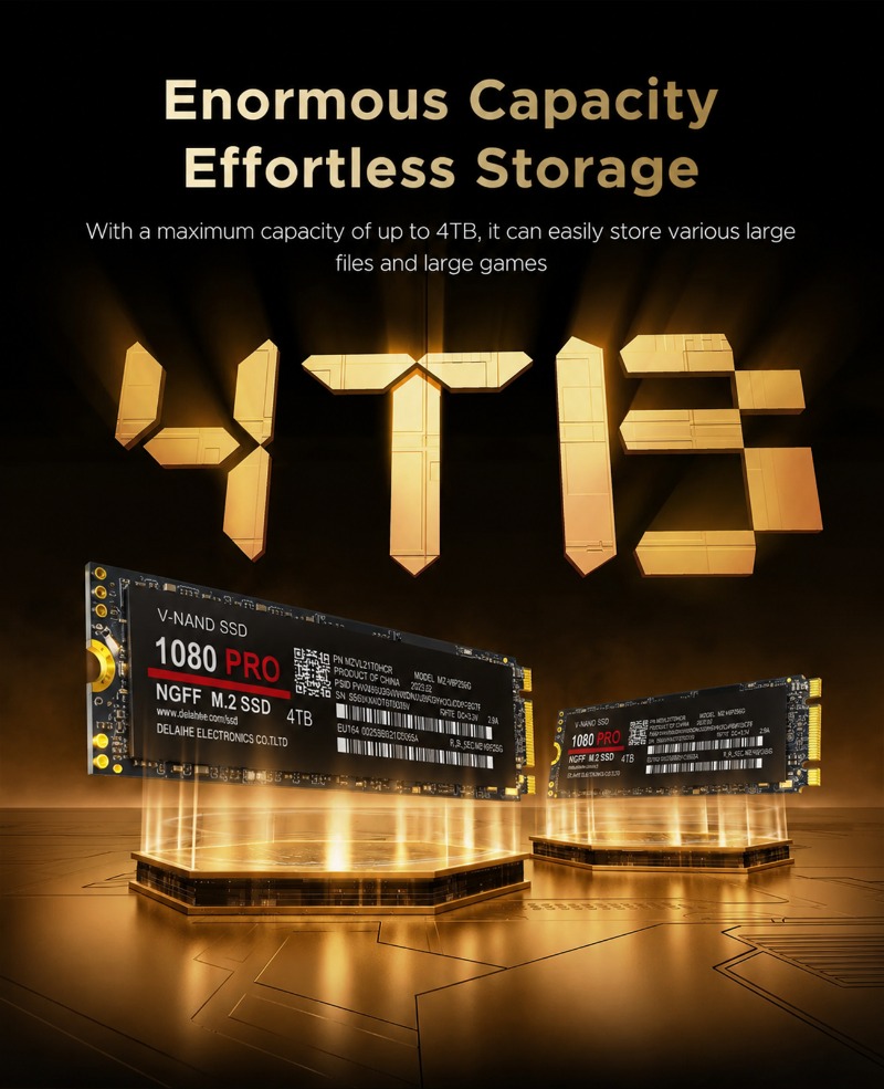 %100 orijinal 1080PRO PCIe 4.0 - M.2 Nvme 4Tb Pcie 4.0 Ssd incelemesi ve fiyatı