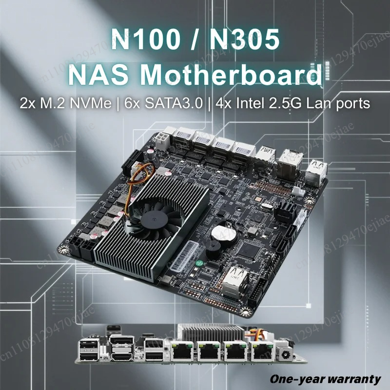 N100 6 Yuvalı NAS Anakartı, Mi - Nas Motherboard N100 6 Sata incelemesi ve fiyatı