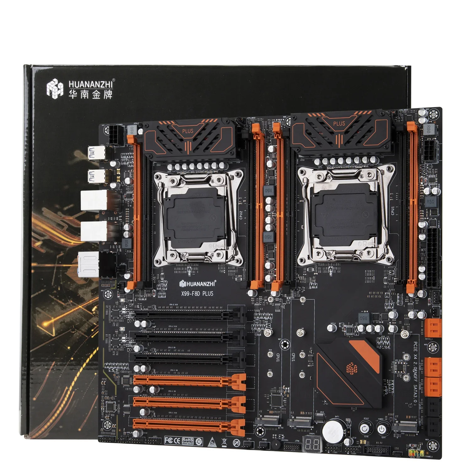 X99 F8D artı çift anakart X99  - X99 Dual Cpu Motherboard Combo incelemesi ve fiyatı
