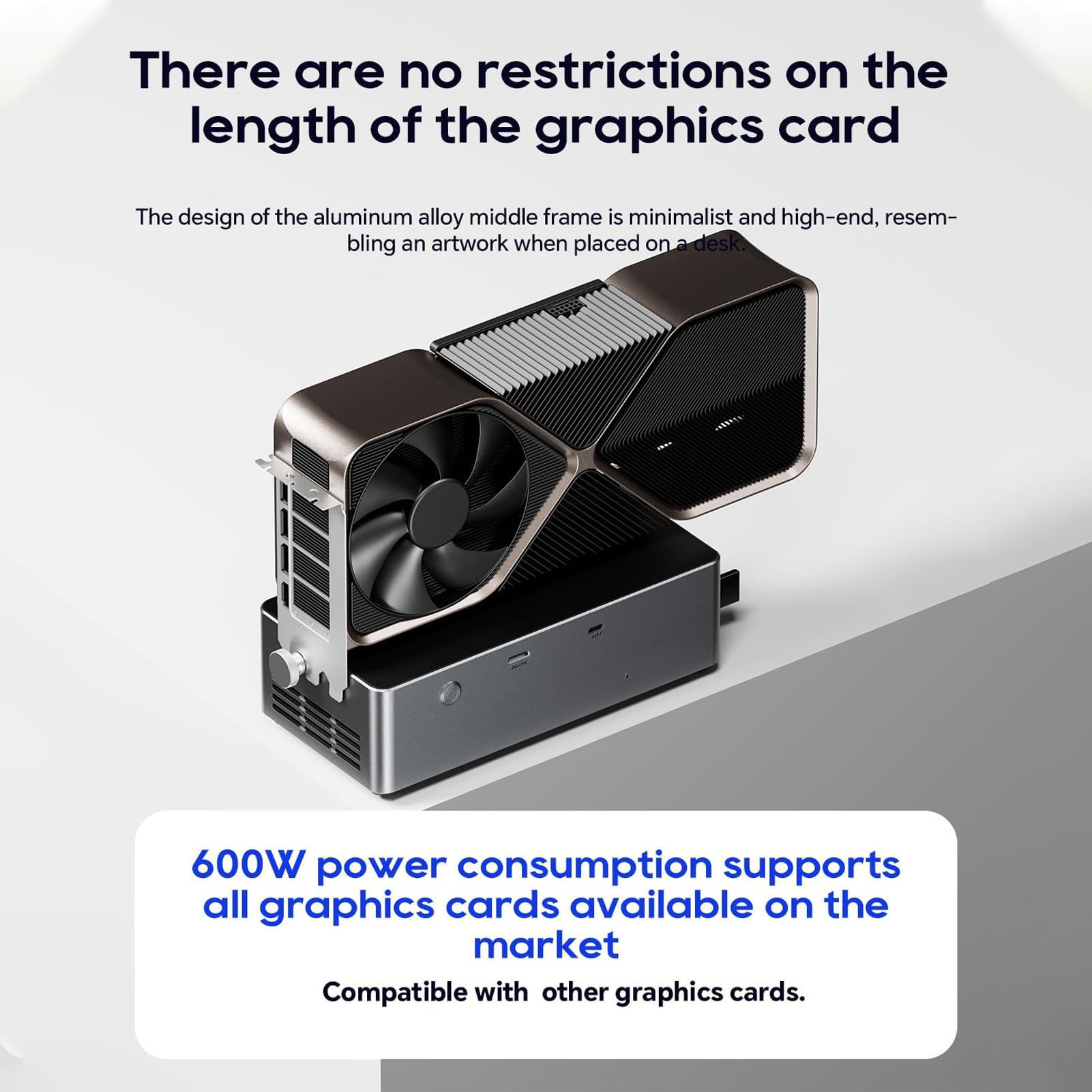 800W PSU PCIe 4.0 X4 Harici GP - External Gpu Dock Pcie 4.0 Oculink incelemesi ve fiyatı